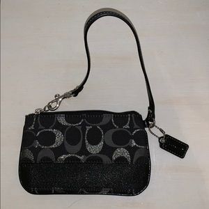 Black Coach Wristlet